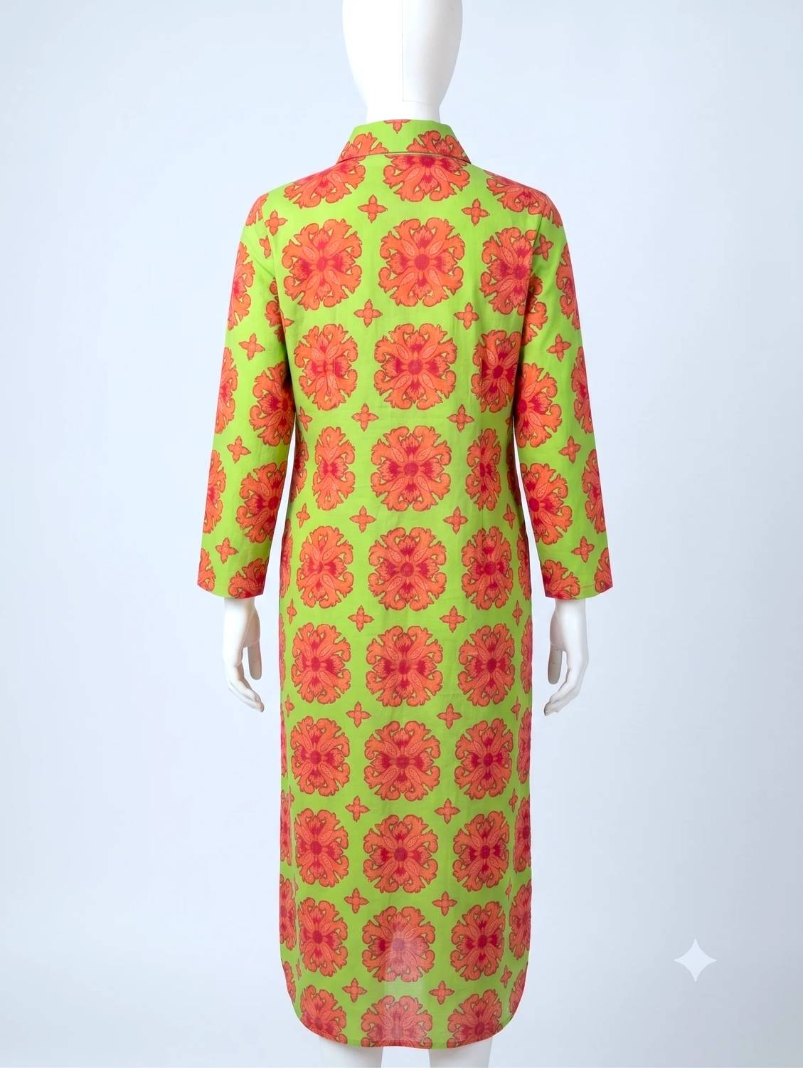 Modaposa - Gabriella Maxi Caftan Shirt Dress