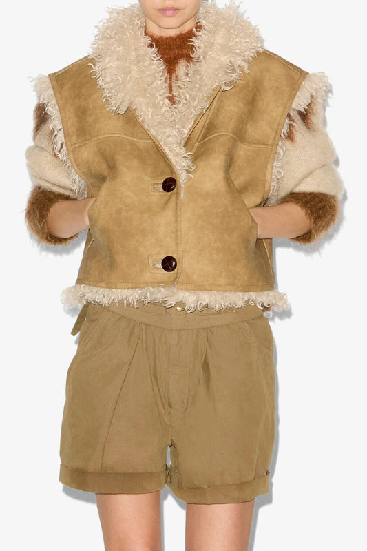 Isabel Marant - Clara Reversible Faux Fur Vest