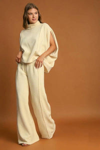 Umgee - Soft Knit Pants Set