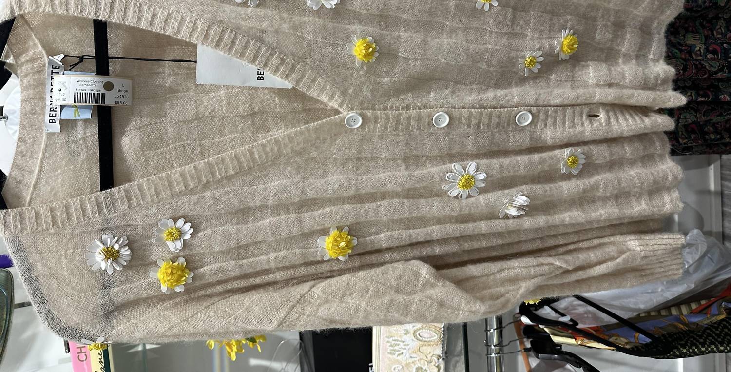 Bernadette - Women's Textured Knit Cardigan