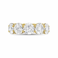 Diana M Jewels - Women's Round Lab-Grown Diamond Eternity Band (8.00 Ct) - Elegant Plus
