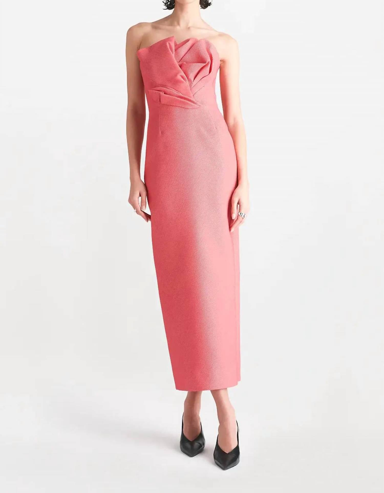 Lela Rose - Draped Tulip Sheath Dress