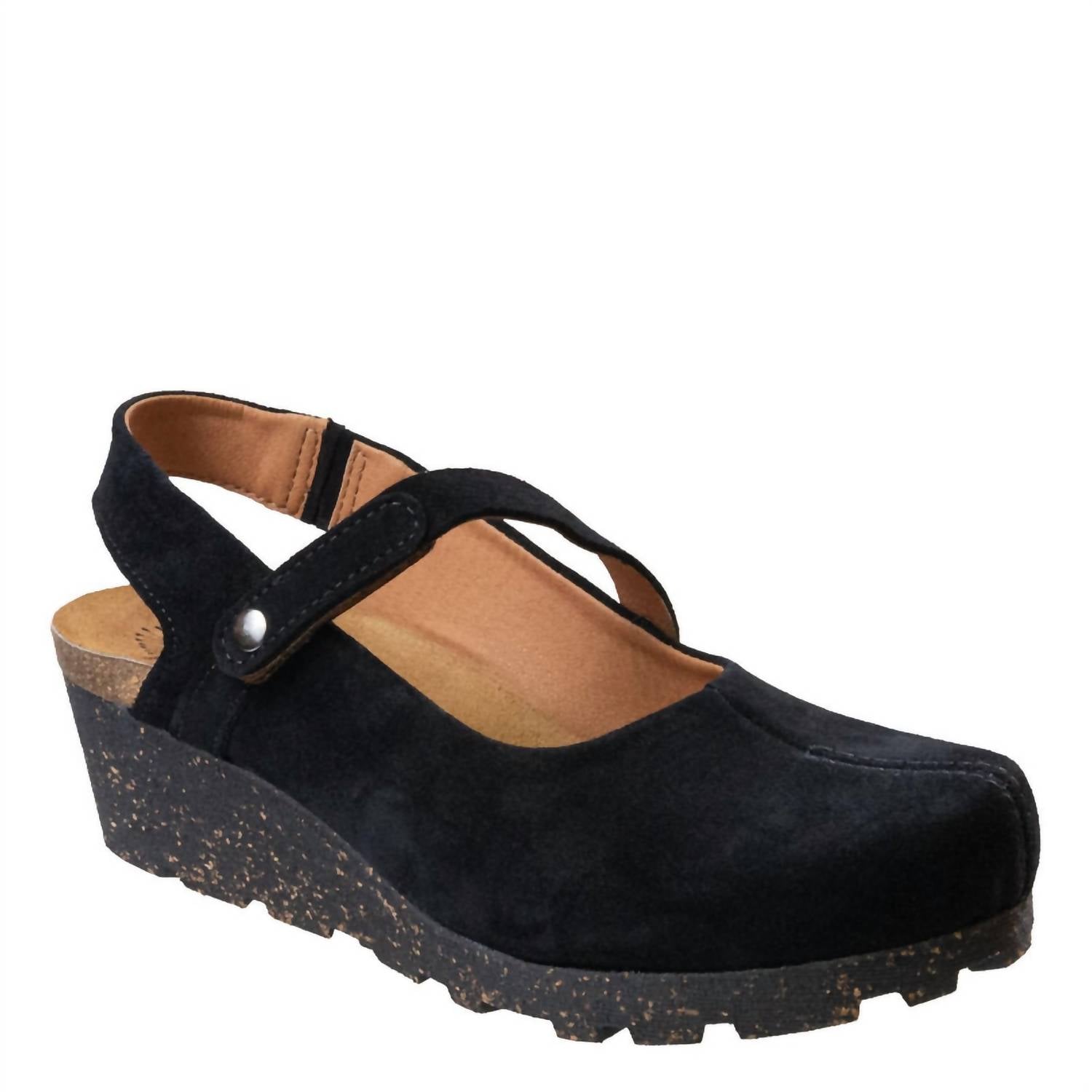 OTBT Women's Prog Wedge Clogs in black - women's shoe