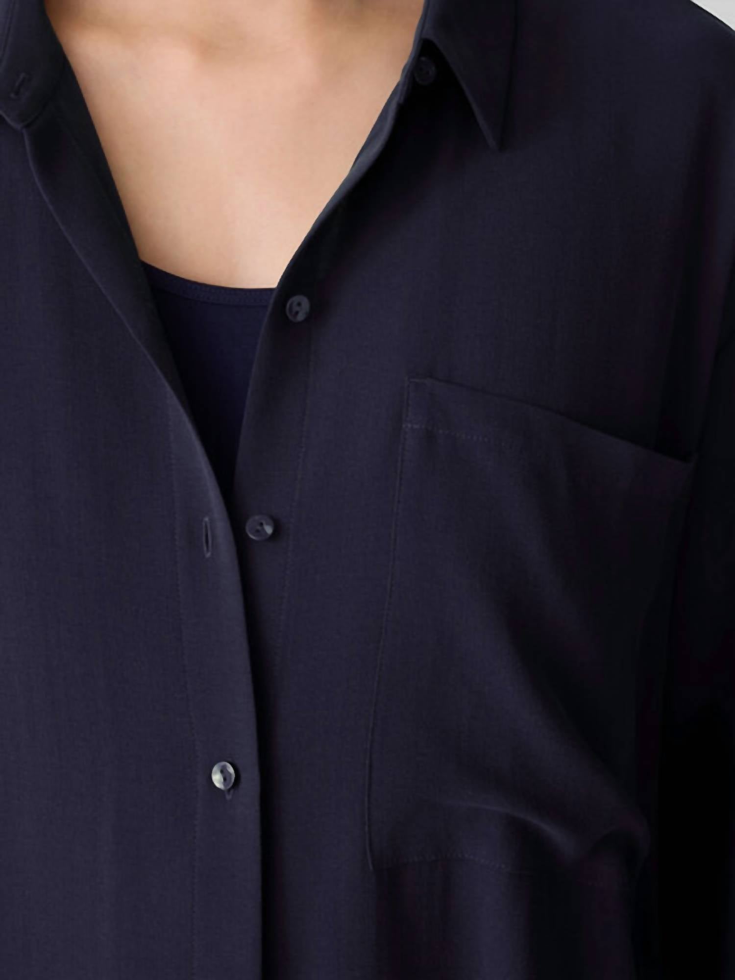 Eileen Fisher - Classic Collar Long Shirt