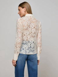 L'Agence - Maia Lace Blouse
