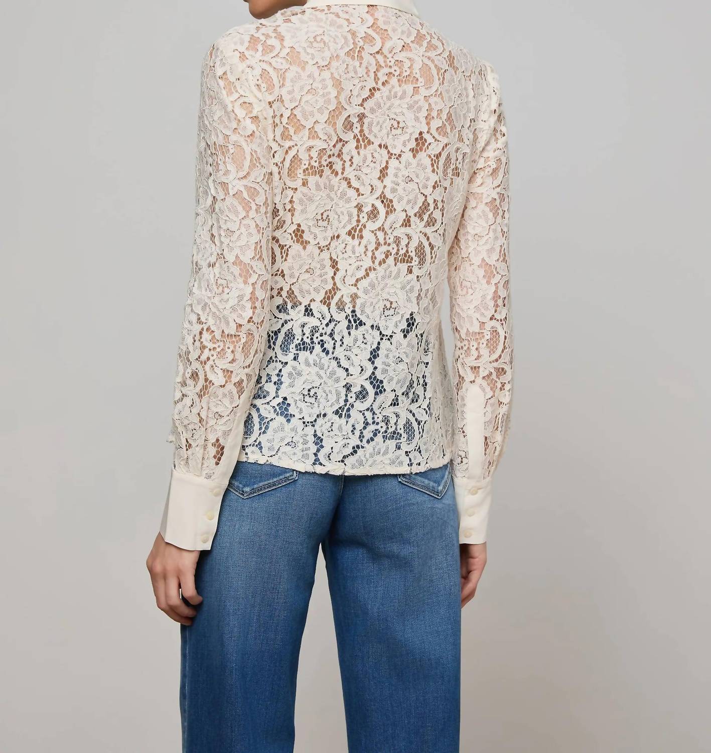 L'Agence - Maia Lace Blouse