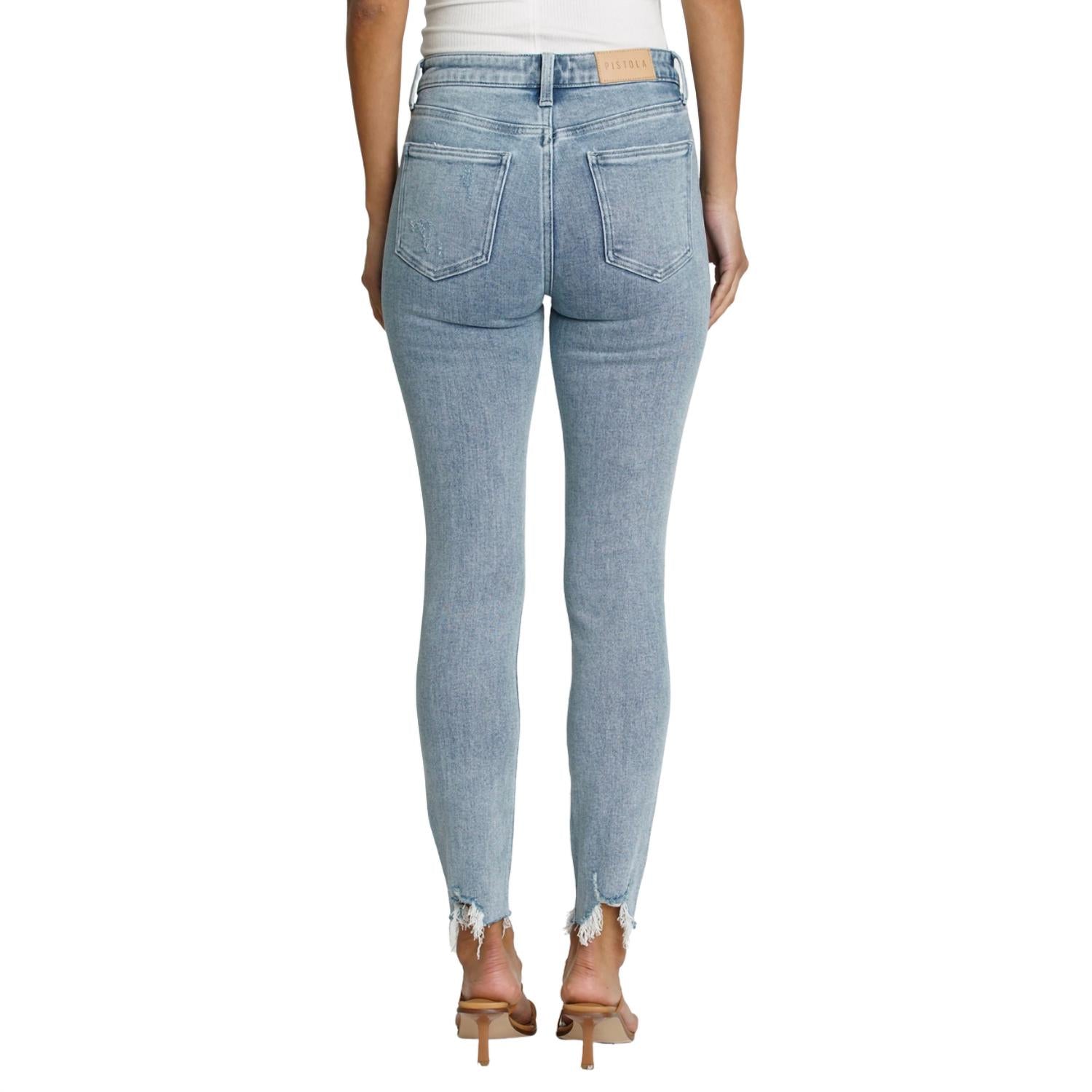 PISTOLA Audrey Mid Rise Skinny Jean in light wash - women's jeans