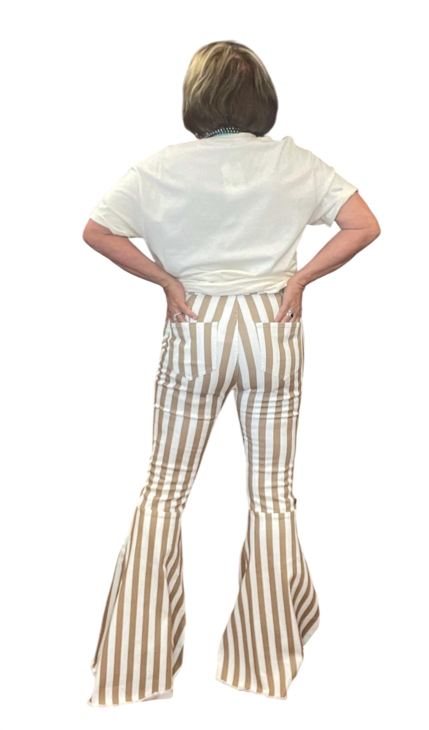 Peach Love - Marbled Flare Pants