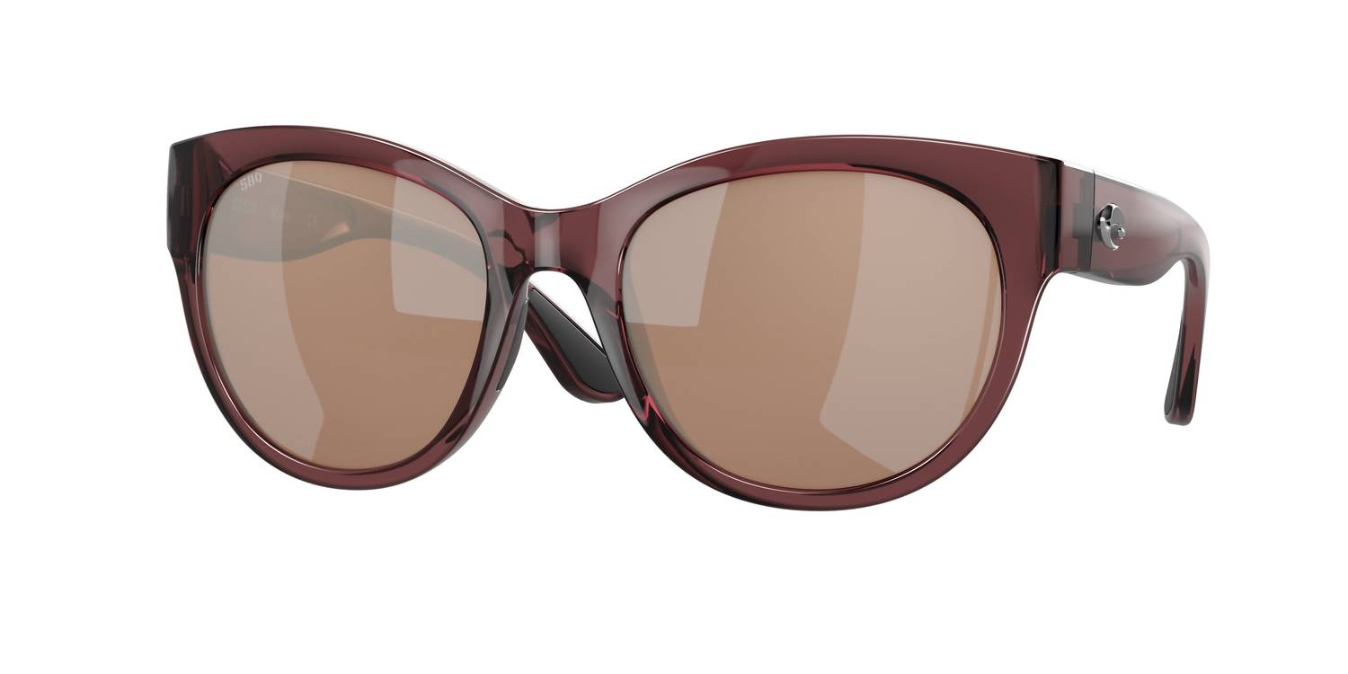 Costa Del Mar Women's Maya Sunglasses in shiny urchin crystal copper silver - women's accessory