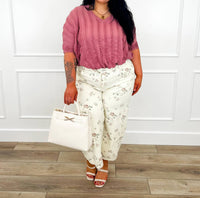 Stitch & Co. - Beautiful Soul High-rise Cotton Wide Leg Pants