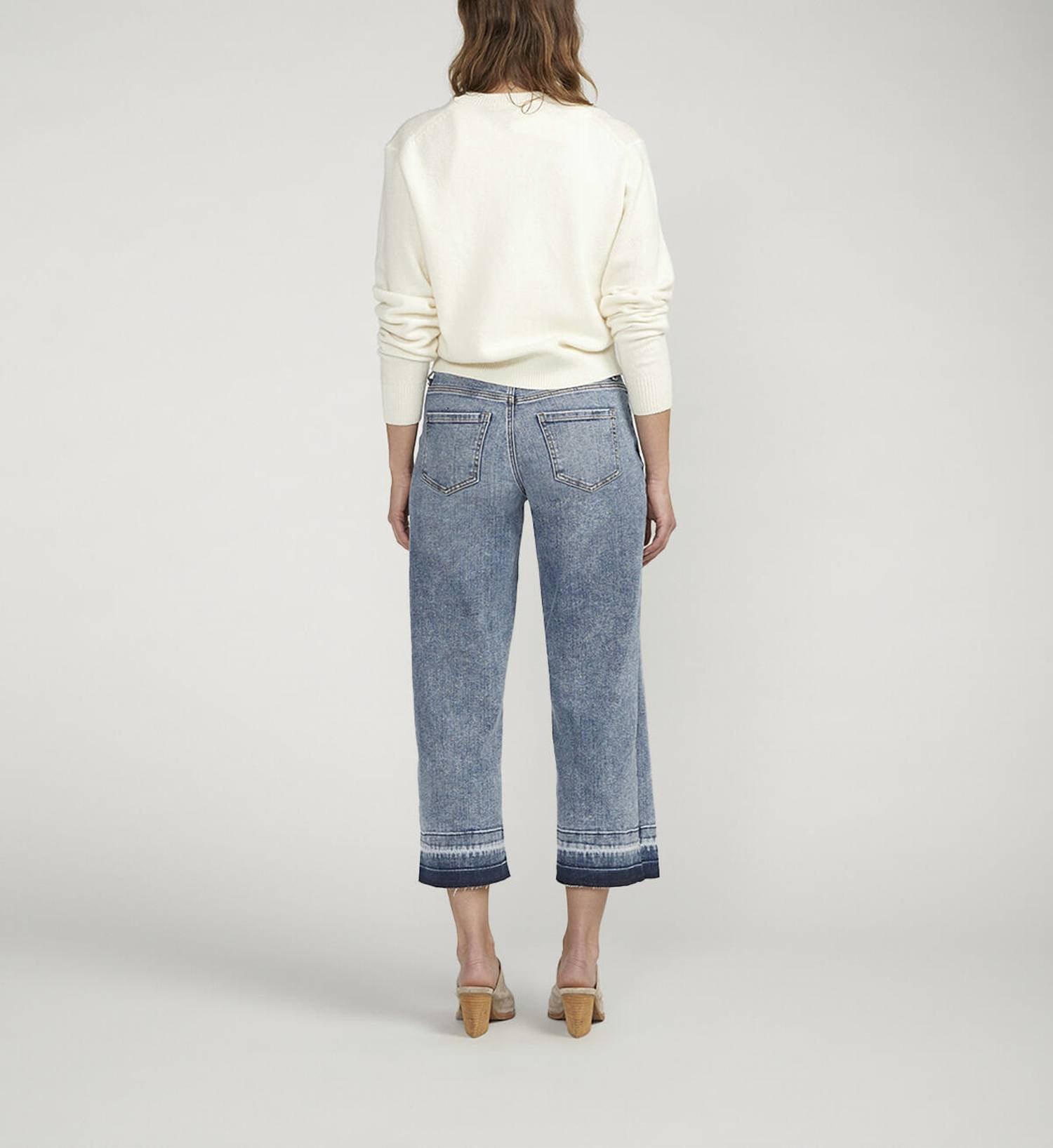 Jag - Mid Rise Wide Leg Jeans