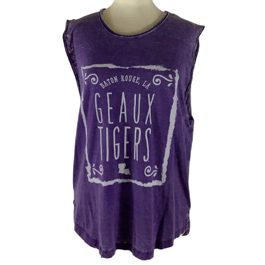 Pressbox - Women's LSU Ruffy Tank