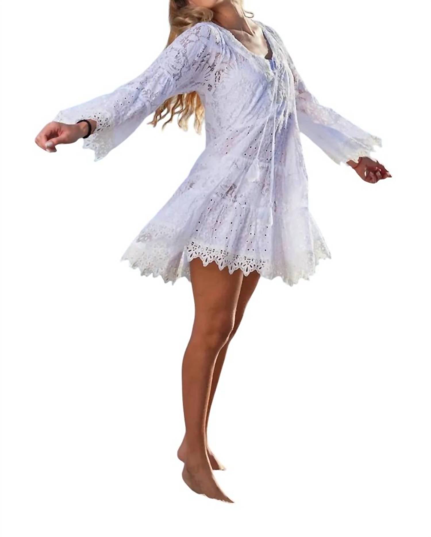 Ranee’S - Ximena Lace Summer Cover Up Dress