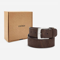 Corkor Men's Cork Belt in brown - men's accessory - alternate view