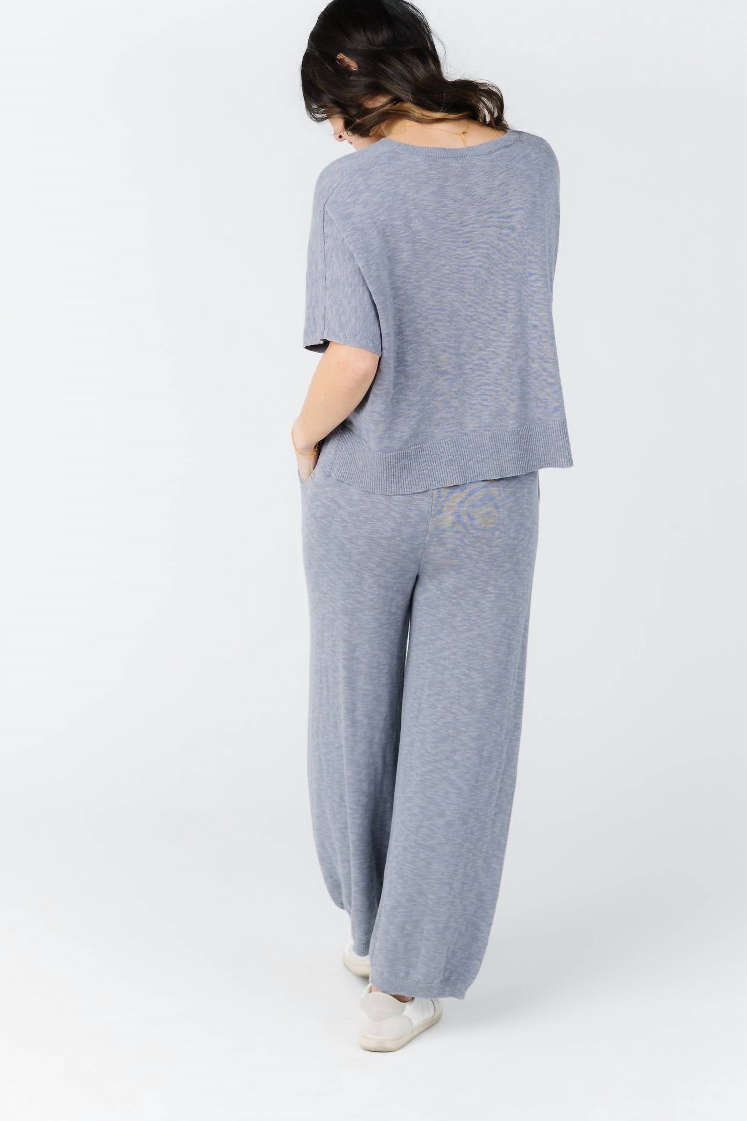 WISHLIST Ashley Pant in grey - women's pants - detail view