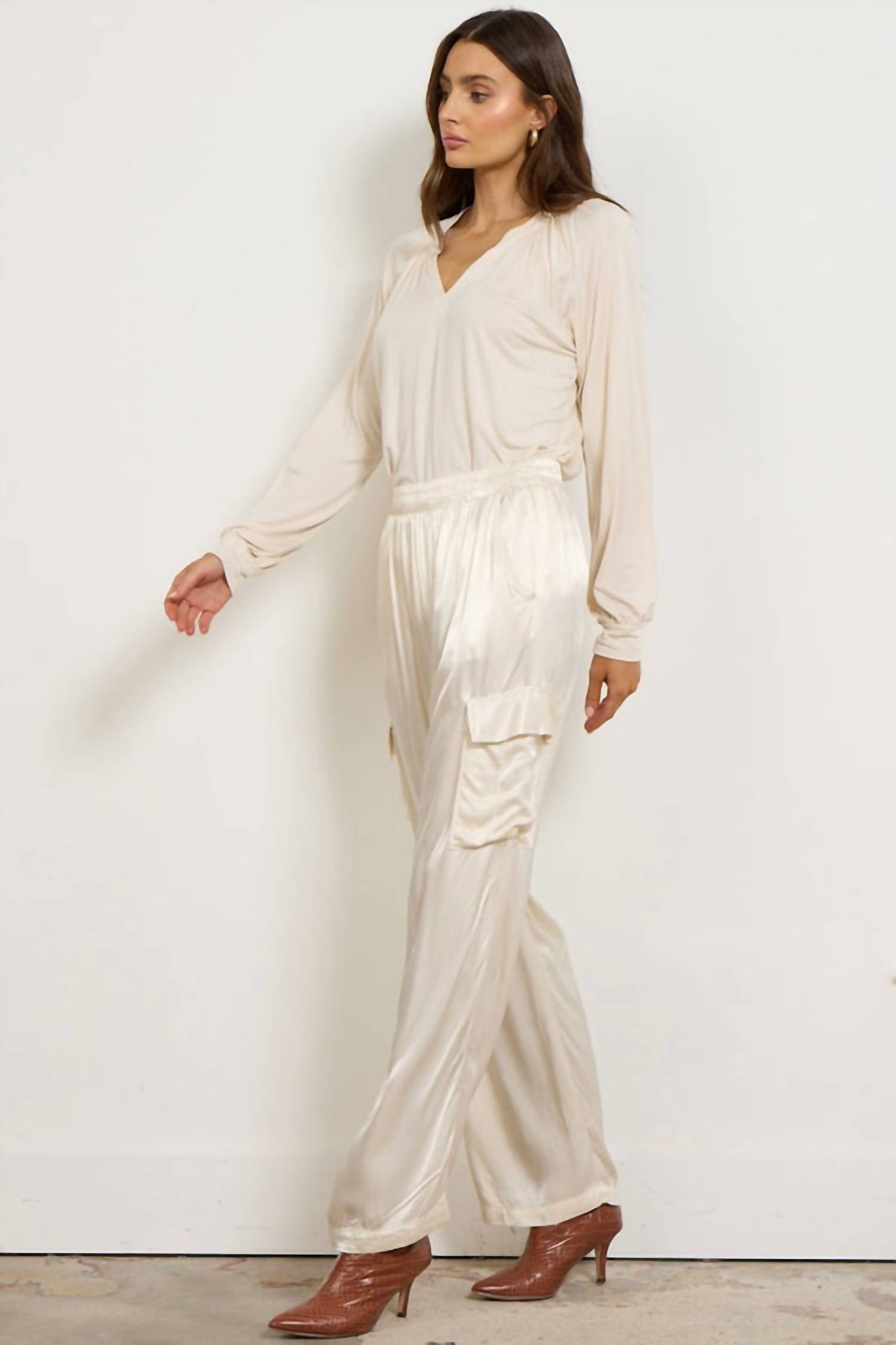 Lamade - Silky Wide Cargo Pant