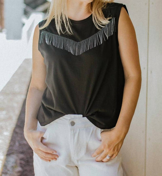 Le Lis - Broadway Girl Fringe Tank Top