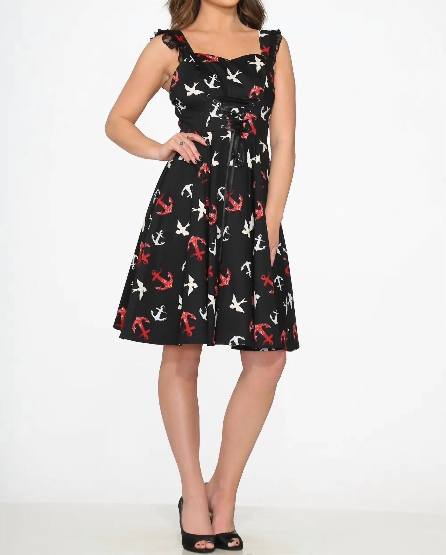 Orchid Bloom - Swallow Swing Dress