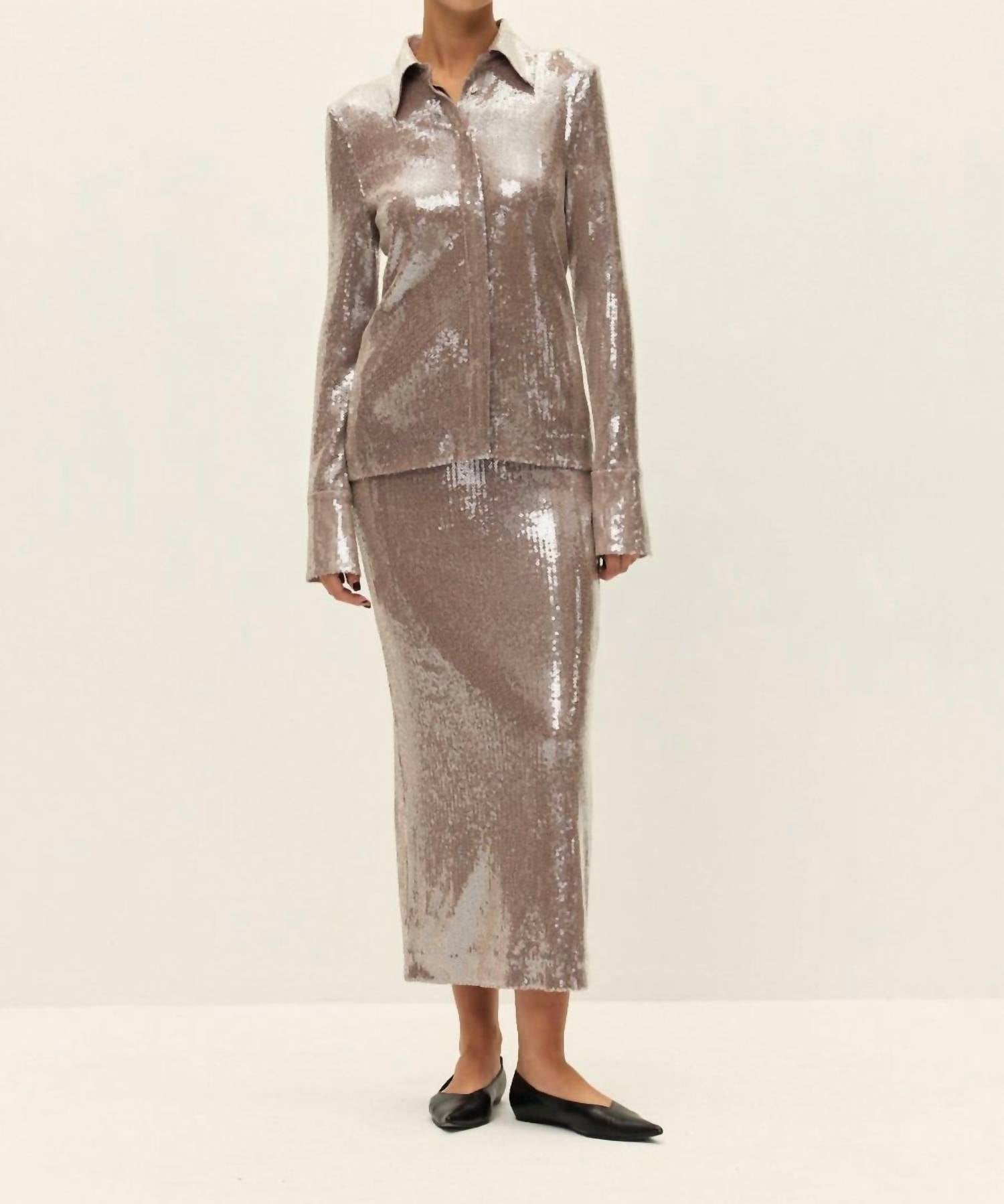 Elodie - Belinda Sequin Skirt