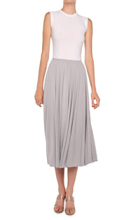 Norma Kamali - Flared Midi Skirt