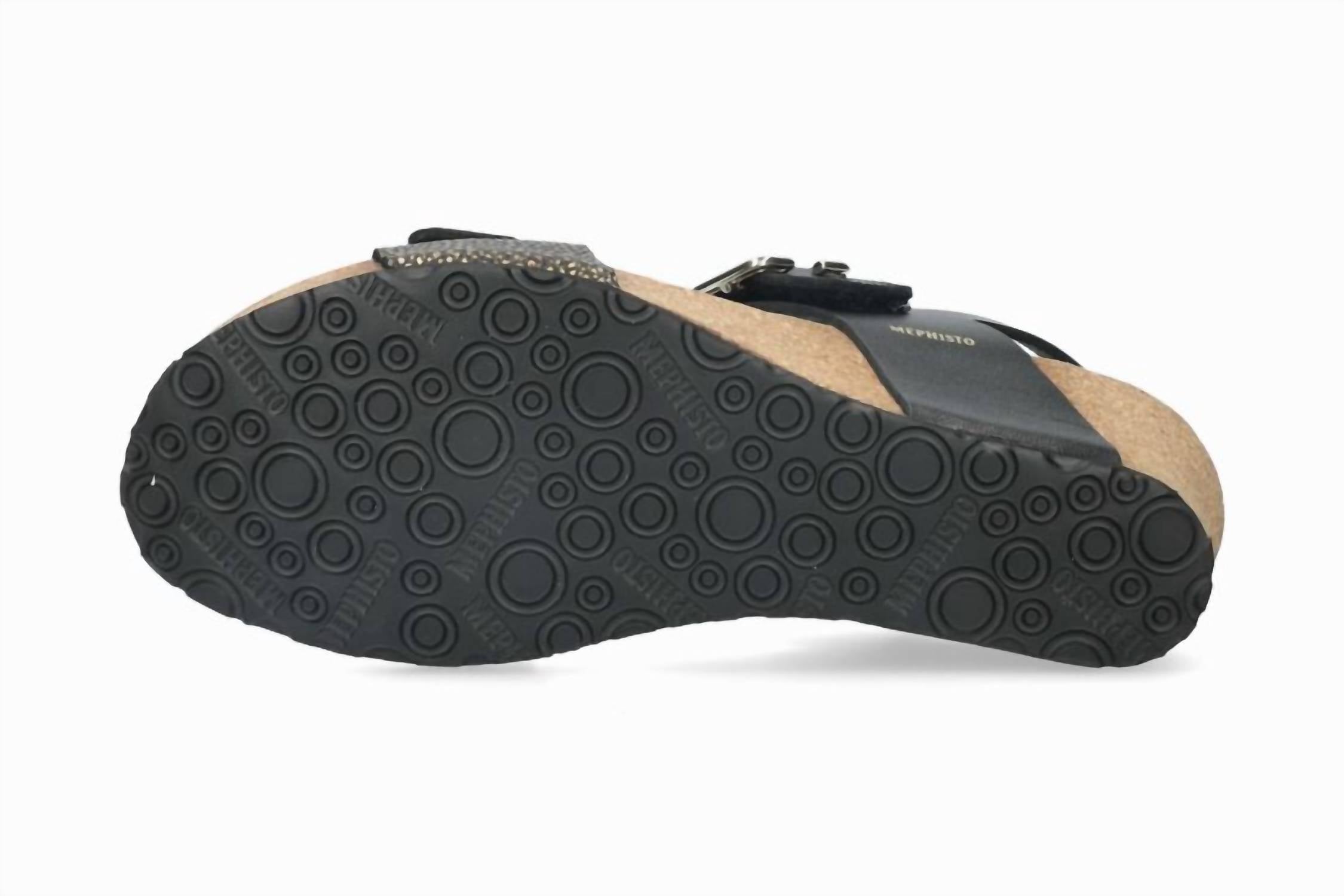 MEPHISTO Women's Lissandra Wedges in black - women's shoe - view 4