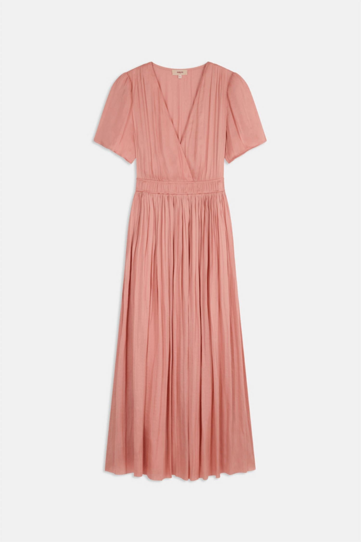 Suncoo - Cyra Long Satin Dress