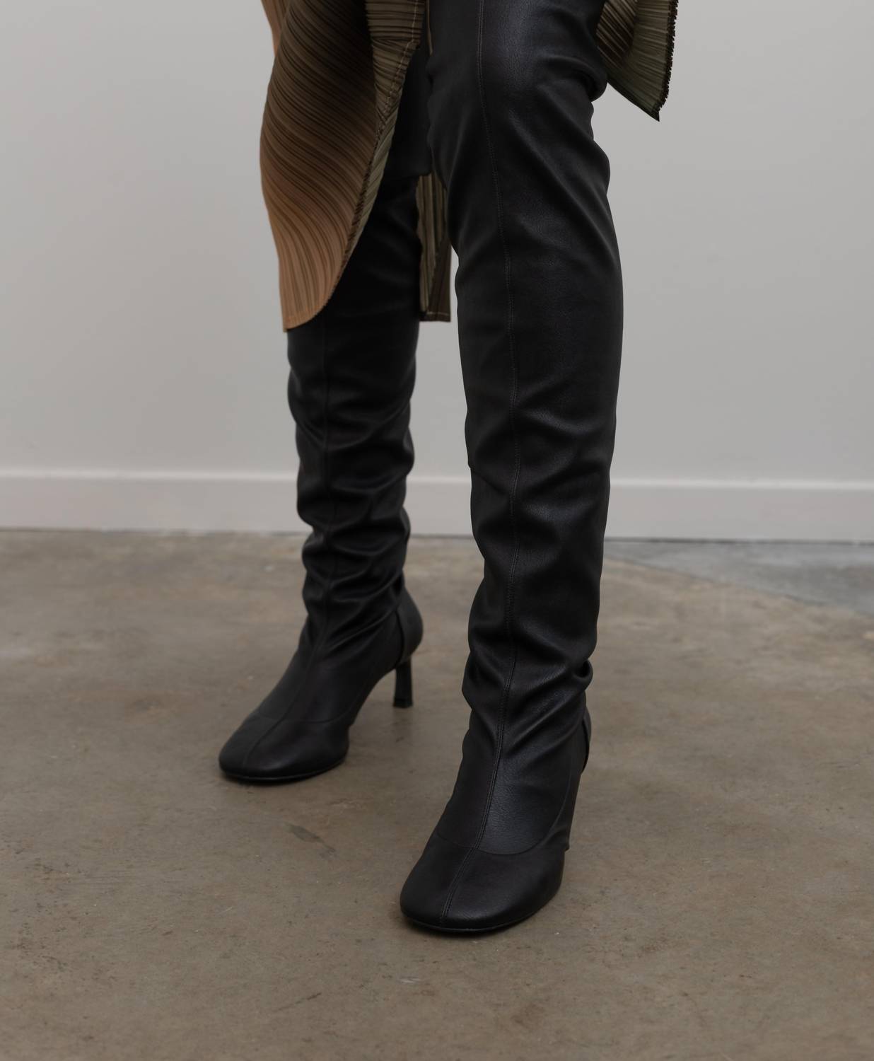 Tela - Women's Leather Heeled Boots