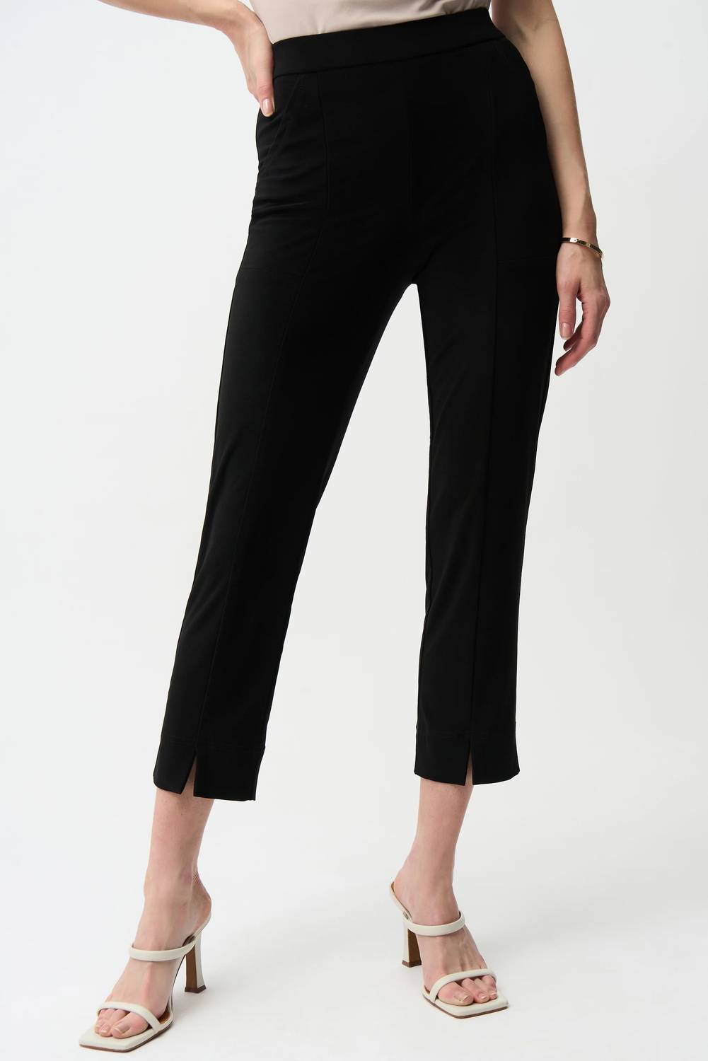 Joseph Ribkoff - Silky Knit Pull On Crop Pants