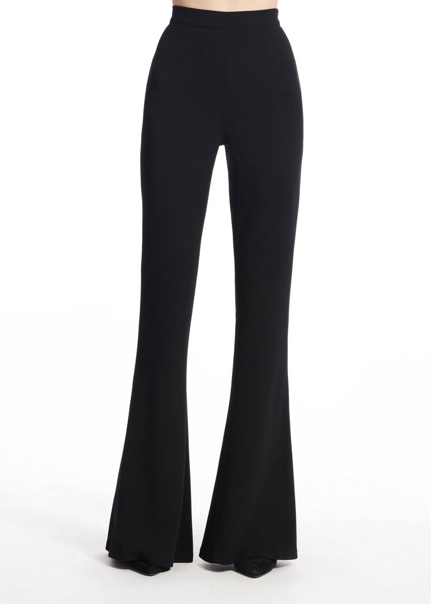 Emily Shalant - Stretch Crepe Bell Bottom Pant