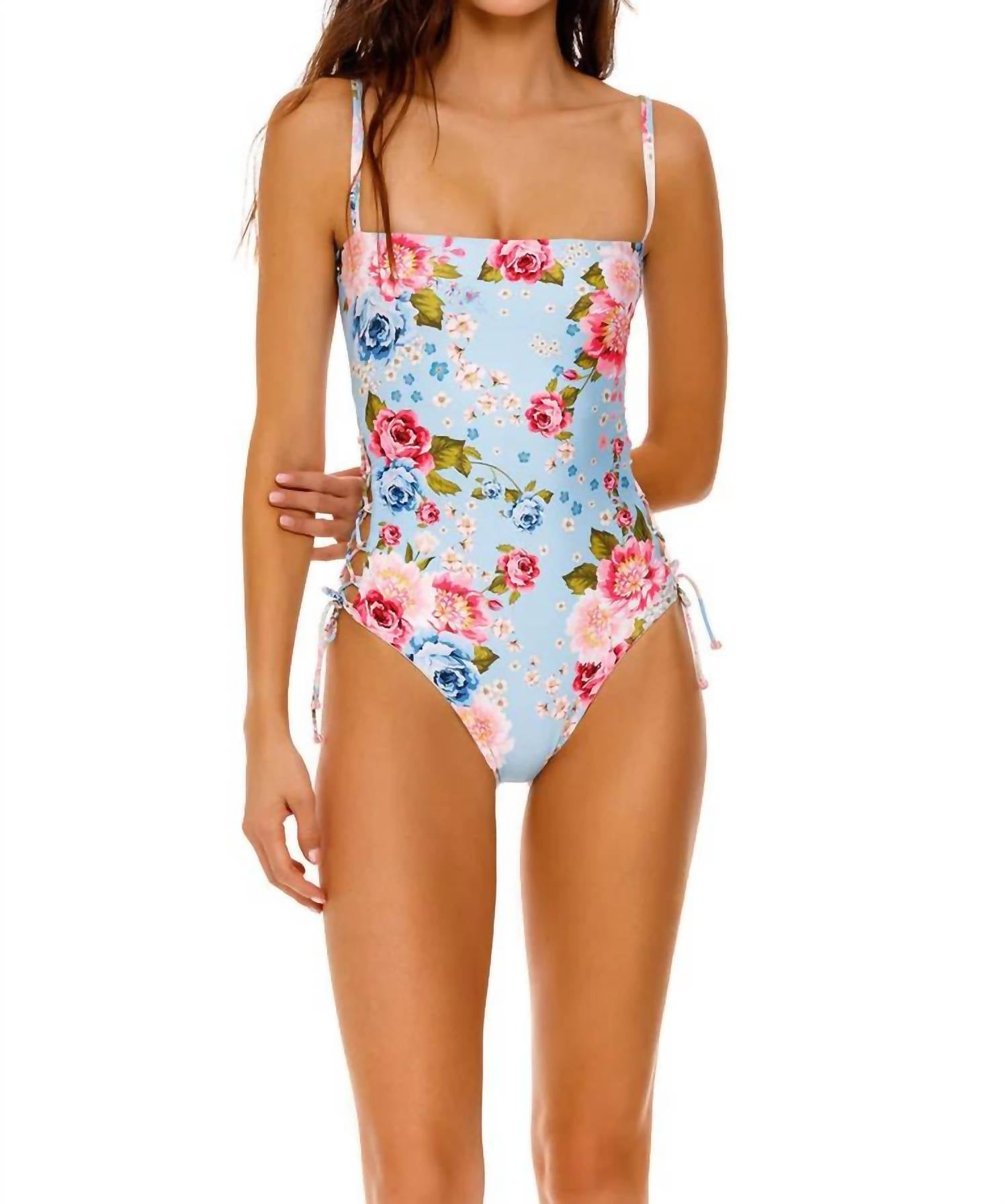 AGUA BENDITA Mariel Meraki One Piece in pink - women's swimwear - alternate view