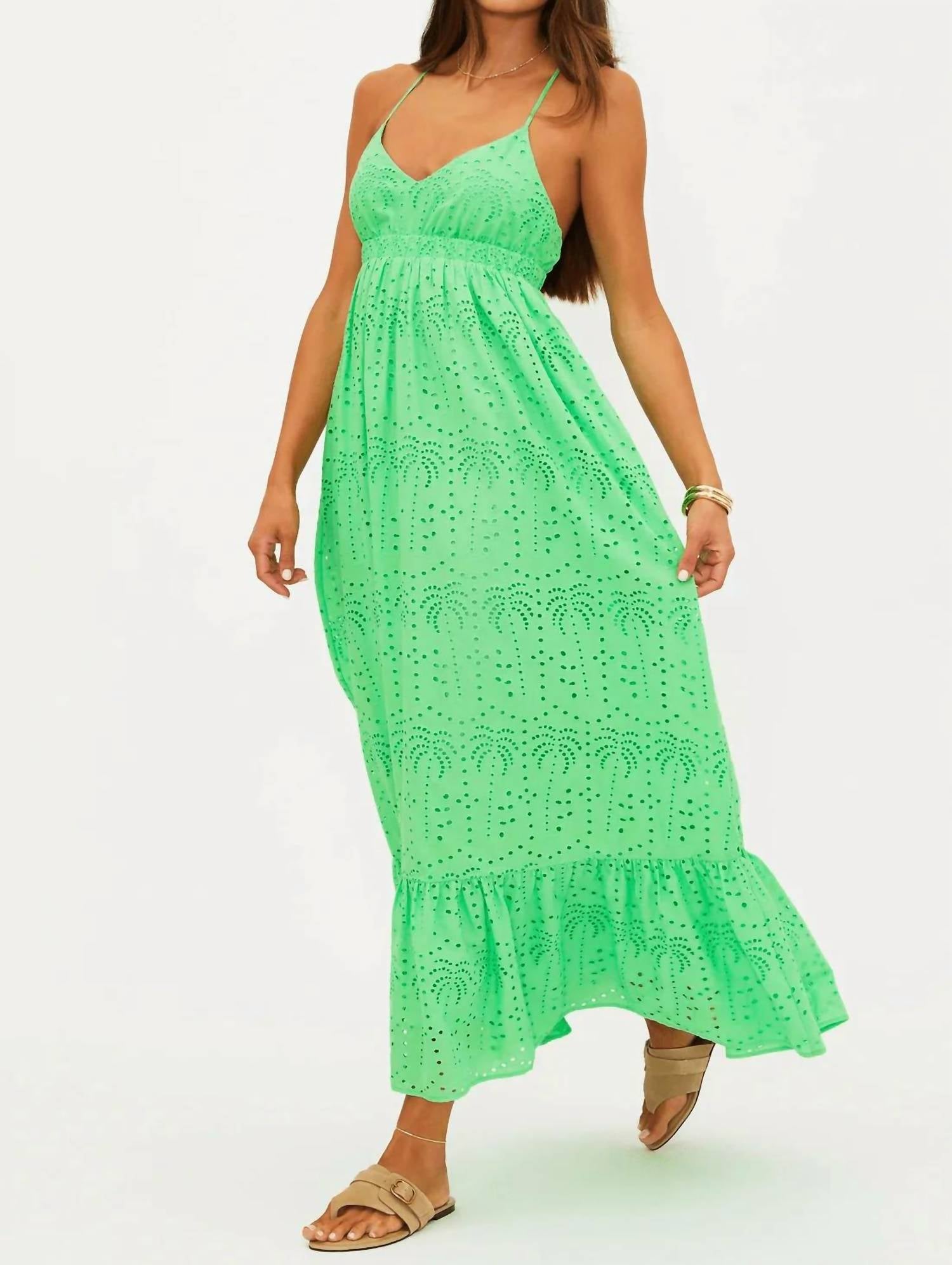 Beach Riot - Ruthie Cotton Voile Maxi Sundress