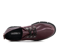 Andrea - Women's Chunky Sole Patent Oxfords