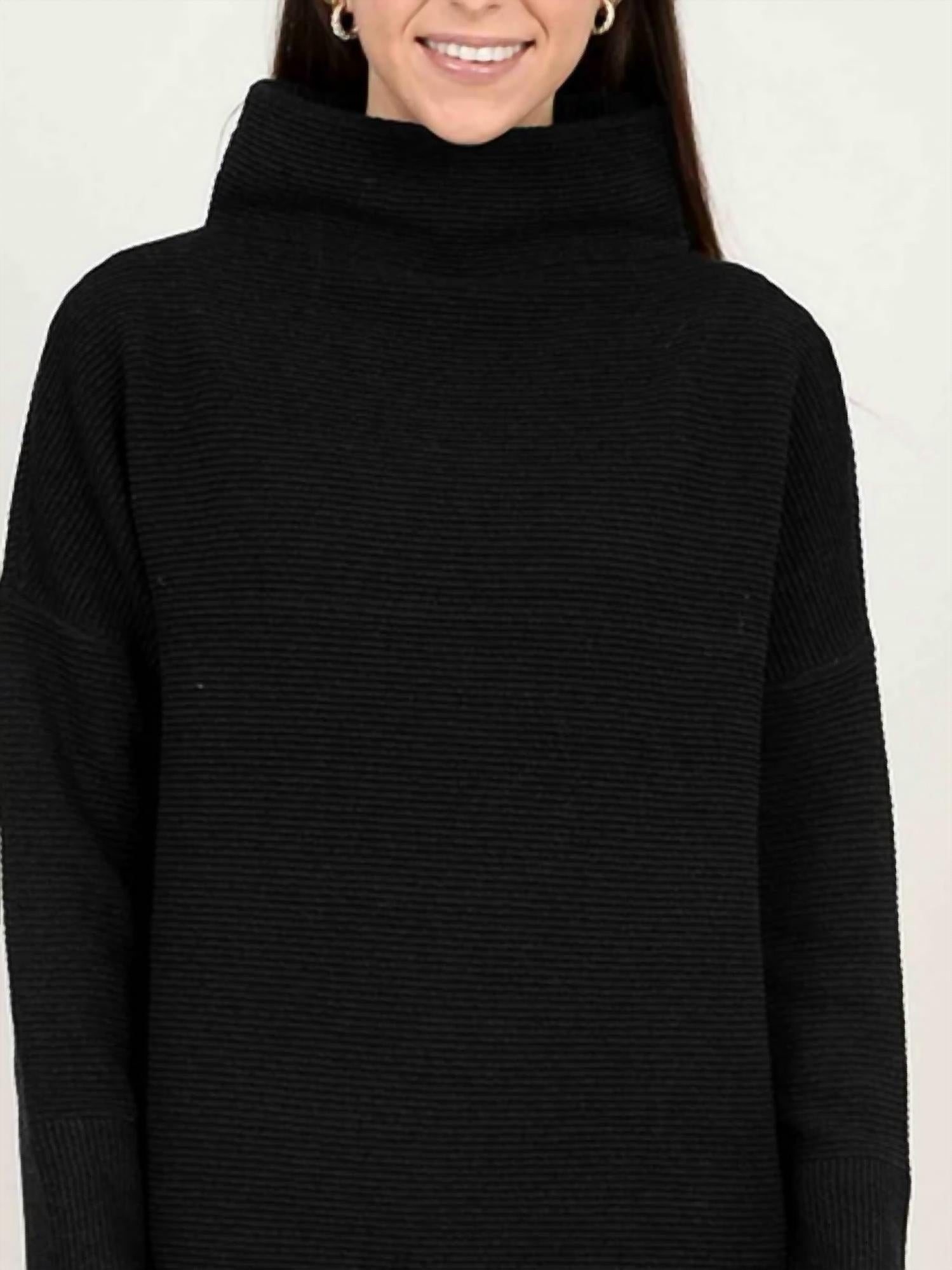 Rd Style - Nancy Ottoman Mock Neck Sweater
