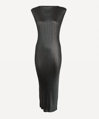 Issey Miyake - Glossed Metal Pleats Dress