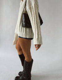 Promesa - Oversized Scarf Sweater
