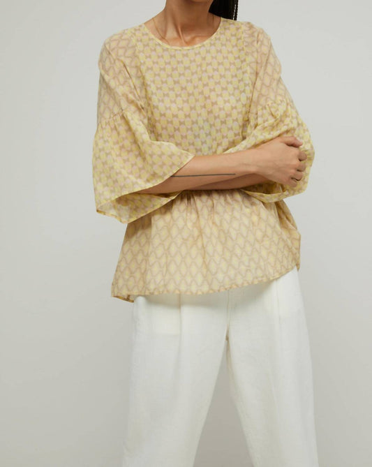 LENI COTTON VOILE BLOUSE