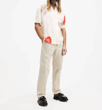 Allsaints - Roze Button Down Short Sleeve Shirt