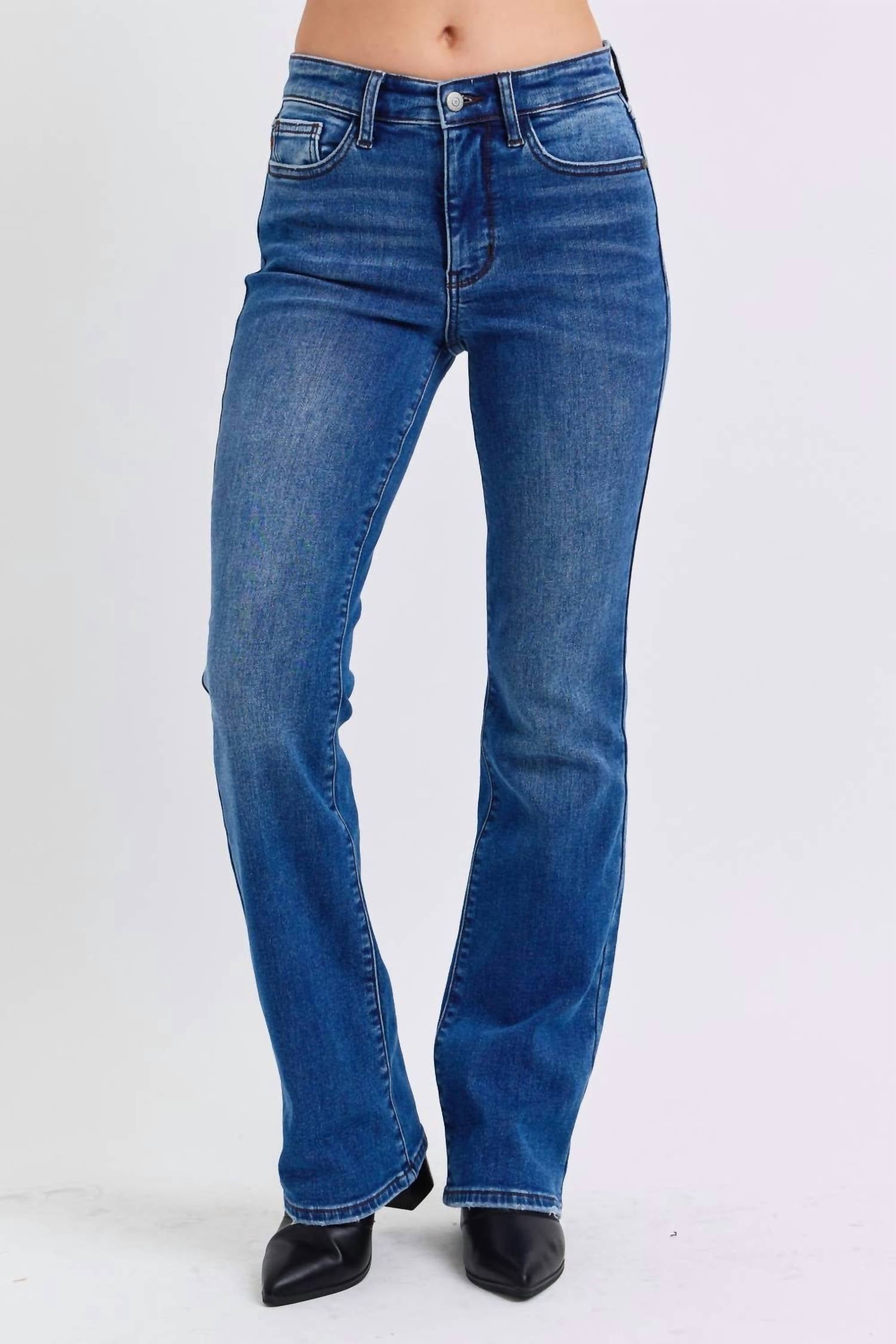 Judy Blue - Thermal Bootcut Jeans