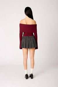 Nia - Saffron Ribbed Sweater