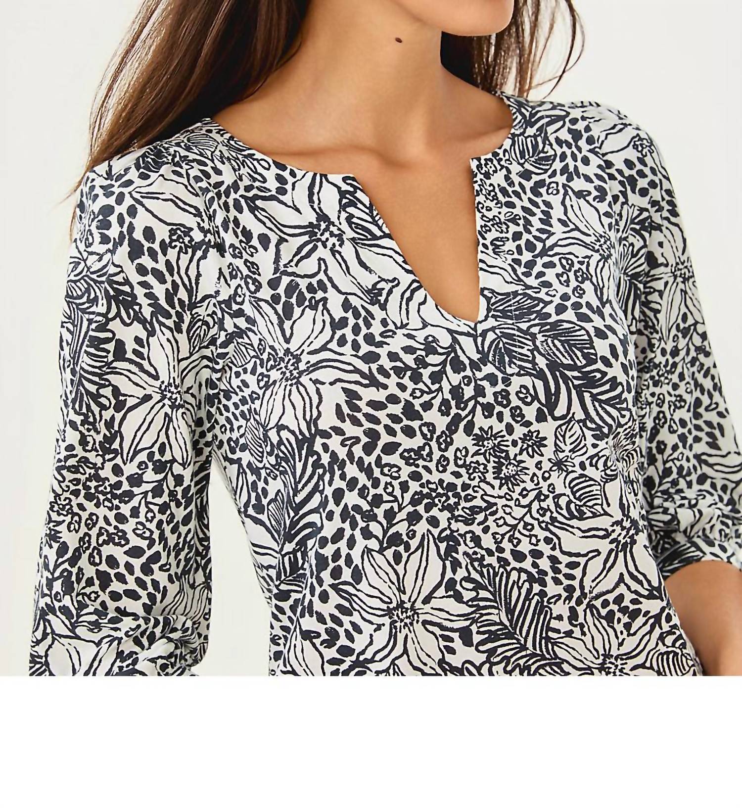 Lilly Pulitzer Cath Mini Dress in onyx lots to spot - women's dress - view 4