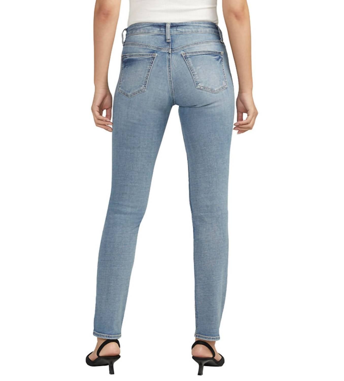Silver Jeans Co - Mid Rise Curvy Fit Suki Straight Jeans