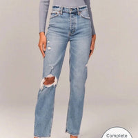 Abercrombie & Fitch - Curve Love High Rise Dad Jean