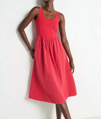 Nation LTD Fiona Dress in heartbeat red - women's dress