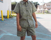 Tiny Whales - Kids' Explorer Button Up Shirt