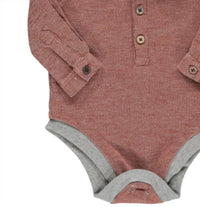 Me & Henry - Boy's Ripley Knit Romper