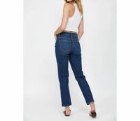 Mica Denim - Monfil Straight Leg Wedge Jeans
