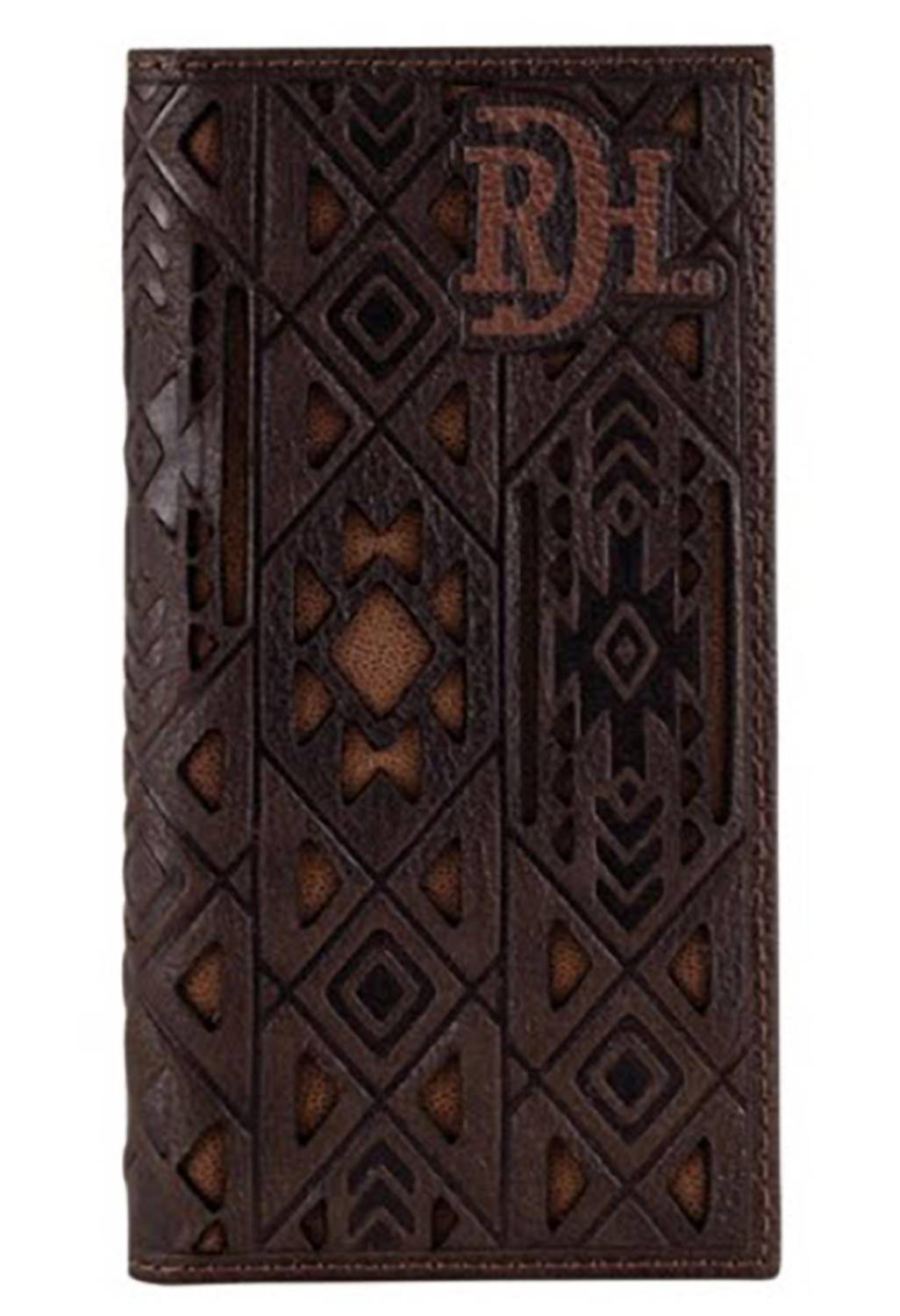 Red Dirt Hat Company - Men's Genuine Aztec Tooled Rodeo Wallet