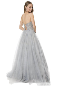 Terani Couture - Two Tone Prom Dress