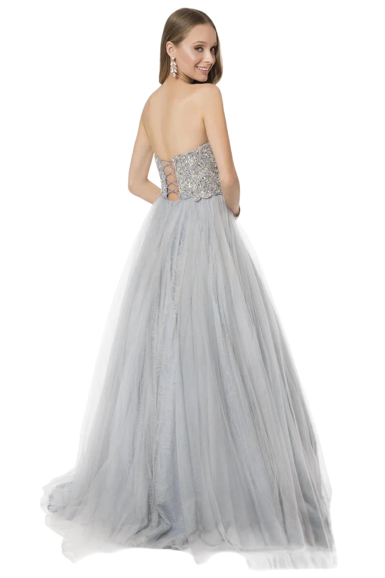 Terani Couture - Two Tone Prom Dress