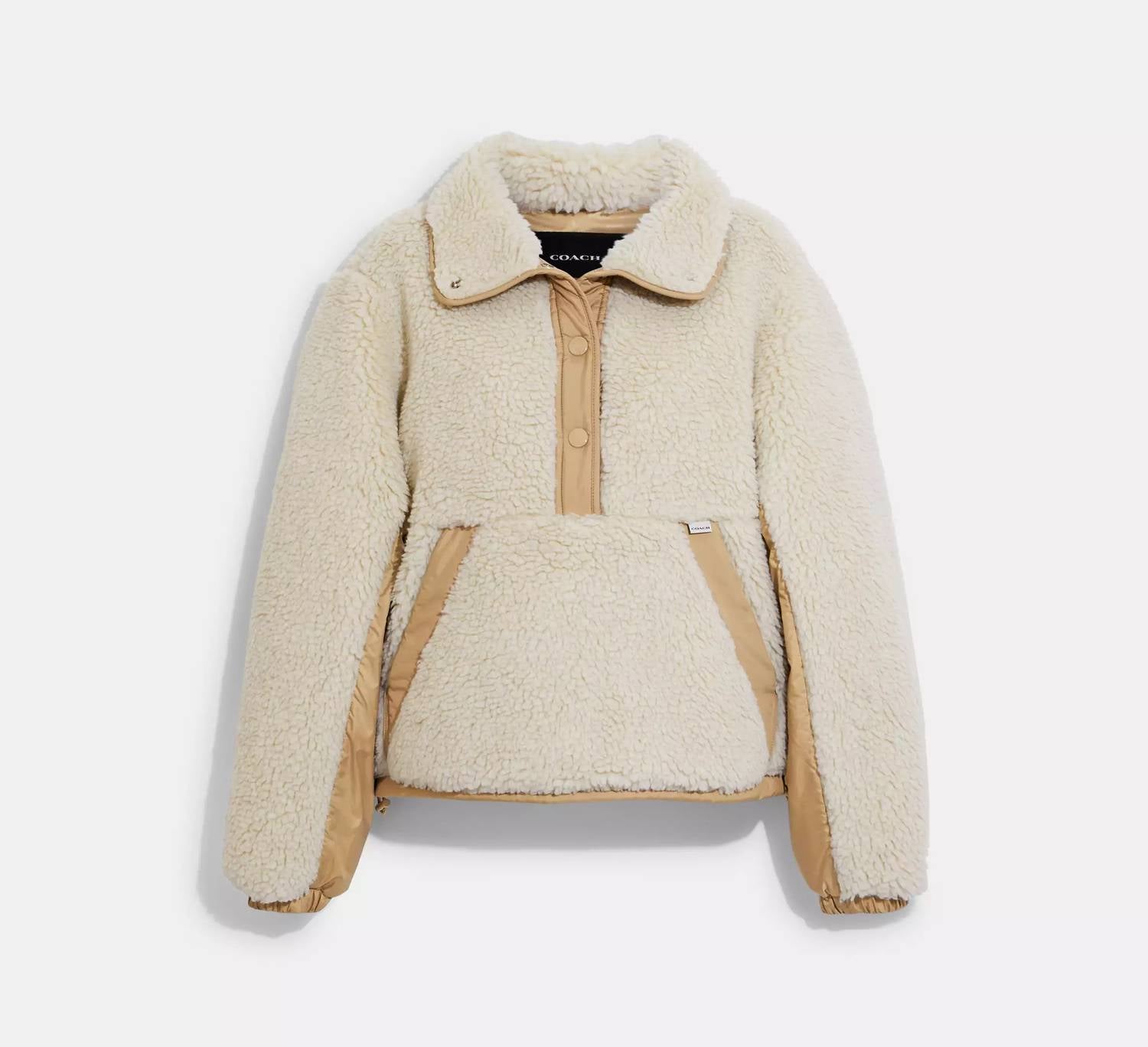 Coach - Sherpa Recycled Polyester Pullover Jacket